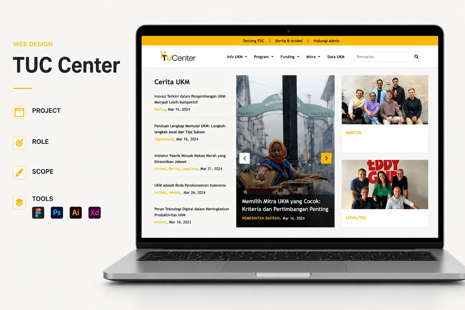 TU Center project preview